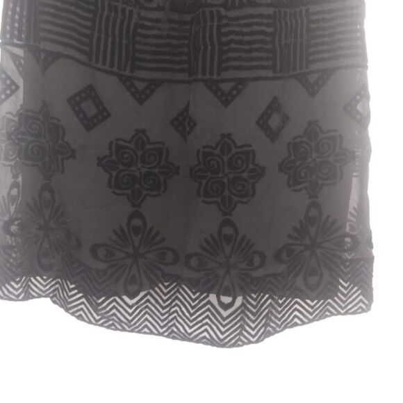 NWT Free People Silk Blend Strappy Black Velvet Mini Dress Size 10 - Picture 5 of 5